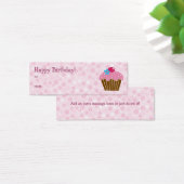 Carte cadeau Cupcake rose (Bureau)