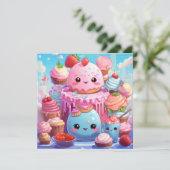 Carte cadeau Cute Kawaii (Debout devant)