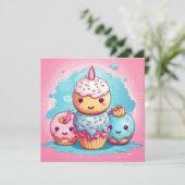 Carte cadeau Cute Kawaii (Debout devant)