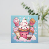 Carte cadeau Cute Kawaii (Debout devant)