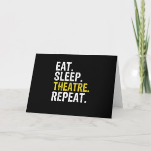 Carte Cadeau d'acteur Manger Dormir Atre Répéter