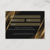 carte cadeau d'affaires 100 $ (Dos)