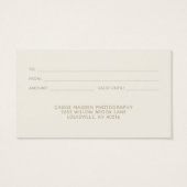 Carte cadeau Dandelion Seed Rustic Botano Logo (Dos)