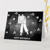 CARTE CADEAU D'ANNIVERSAIRE (Fleur jaune)