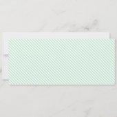 Carte cadeau d'anniversaire de Bow Green Stripe (Dos)