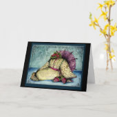 Carte cadeau d'anniversaire de mariage 12 ans en s (Fleur jaune)