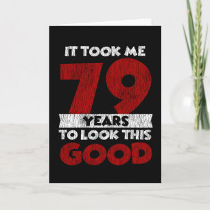 Carte Cadeau d'anniversaire drôle de 79 ans