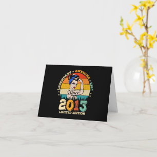 Carte Cadeau d'anniversaire édition limitée Fille 2013
