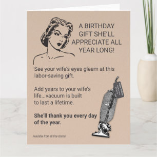 Carte cadeau d'anniversaire elle vous remerciera tous le