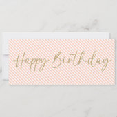 Carte cadeau d'anniversaire Peach Happy (Dos)