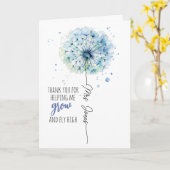 Carte cadeau d'appréciation du professeur dandelion fly  (Fleur jaune)