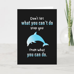 Carte Cadeau Dauphin Dauphins Poisson Animal Idée Océan