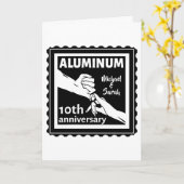 Carte Cadeau de 10e anniversaire de mariage traditionnel (Fleur jaune)