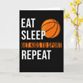 Carte Cadeau de basket-ball Coach (Fleur jaune)