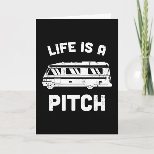 Carte Cadeau de camping-car camping-car camping (Devant)