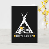 Carte Cadeau de camping-car caravane camping-car (Fleur jaune)