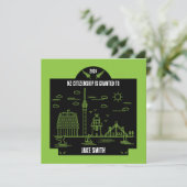 Carte Cadeau de célébration de citoyenneté néo-zélandais (Debout devant)