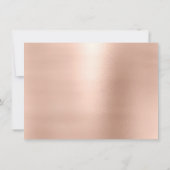 Carte Cadeau de certificat de maquillage Rose Gold Luxur (Dos)