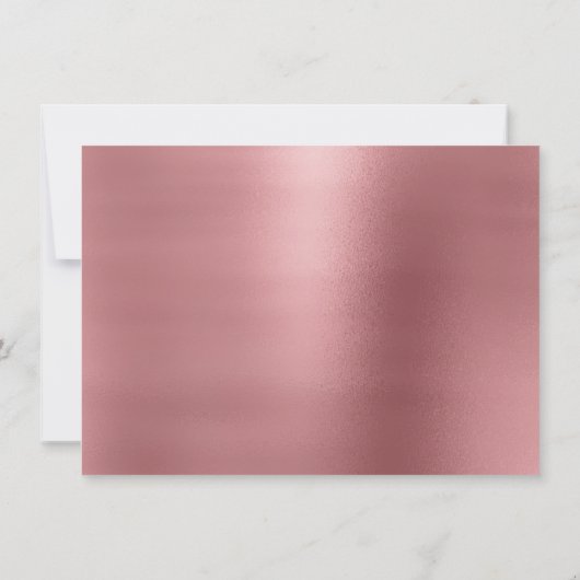 Carte Cadeau de Certificat de Maquillage Rouge Fève Rose (Dos)