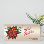 Carte cadeau de certificat de Noël moderne Ajouter (Debout devant)