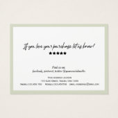 Carte cadeau de code QR design (Dos)