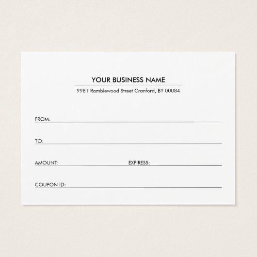 Carte cadeau de code QR simple et tendance moderne (Dos)