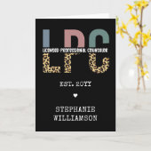 Carte Cadeau de conseiller professionnel autorisé LPC pe (Fleur jaune)