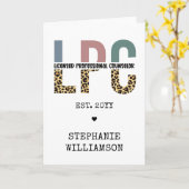 Carte Cadeau de conseiller professionnel autorisé LPC pe (Fleur jaune)