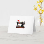 Carte Cadeau de couture | Joyeux Noël amoureux de coutur (Fleur jaune)