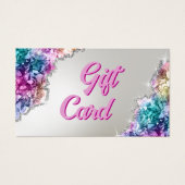 Carte cadeau de cristaux d'iridescente (Devant)