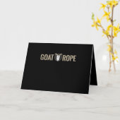 Carte Cadeau de décoration de chèvre de corde de chèvre (Fleur jaune)