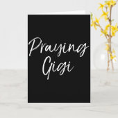 Carte Cadeau de fête des mères de prière chrétienne pour (Fleur jaune)