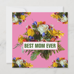 CARTE CADEAU DE FETE DES MERES MEILLEURE MERE