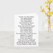 Carte Cadeau de Fête des Pères (Fleur jaune)