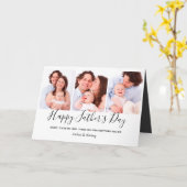 Carte Cadeau de fête des pères moderne Dada 3 collage de (Fleur jaune)