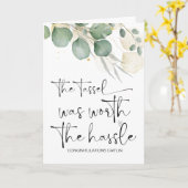 Carte Cadeau de fin d'études Félicitations Diplômé de l' (Fleur jaune)