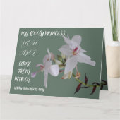CARTE CADEAU DE FLEURS JOURNALIÈRE FILLE (Devant)
