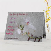 CARTE CADEAU DE FLEURS JOURNALIÈRE FILLE (Fleur jaune)
