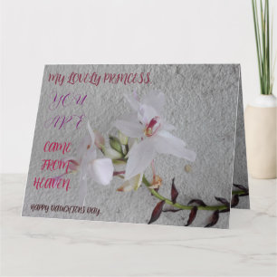 CARTE CADEAU DE FLEURS JOURNALIÈRE FILLE