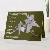 CARTE CADEAU DE FLEURS JOURNALIÈRE FILLE (Devant)