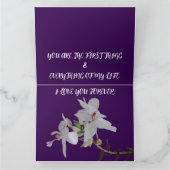 CARTE CADEAU DE FLEURS JOURNALIÈRE FILLE (Intérieur)