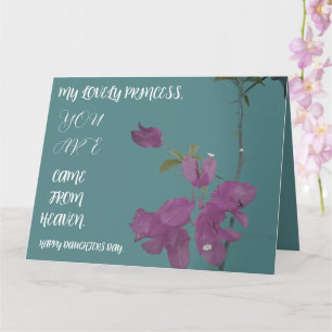 CARTE CADEAU DE FLEURS POUR LA FÊTE DES FILLES