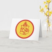 Carte Cadeau de Ganesha (Fleur jaune)