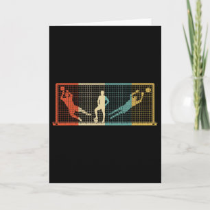 Carte Cadeau de gardien de but de football vintage