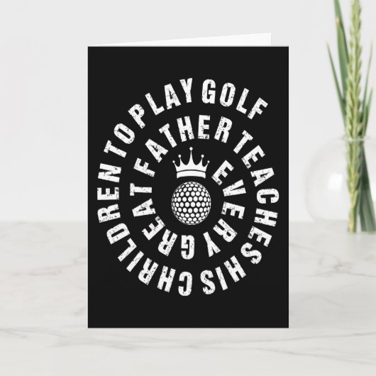 Carte Cadeau de golf Coach (Devant)
