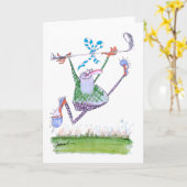 Carte cadeau de golf, tony fernandes (Fleur jaune)