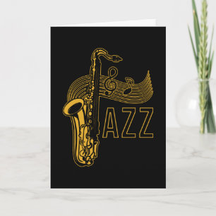 Carte Cadeau de jazz saxophoniste