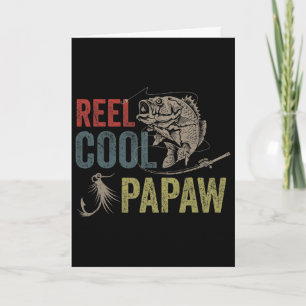 Carte Cadeau de la fête des pères pour homme Papaw pêche