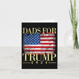 Carte Cadeau de la fête des pères pour Trump 2024 Pro Do