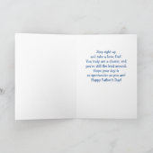 Carte Cadeau de la fête des pères présentant le plus gra (Intérieur)